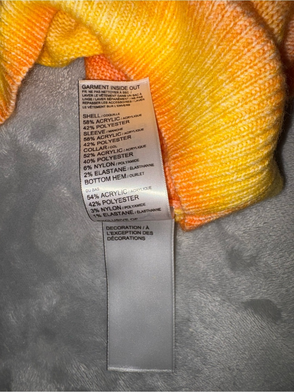 Puma Orange and Yellow Gradient Crewneck Sweater - Picture 13 of 14